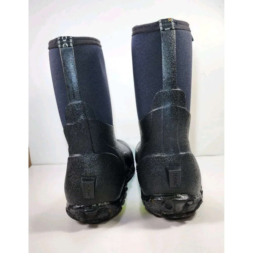 Bogs Classic‎ Mid Insulated Waterproof Work Boots Mens 9 Black Neo-Tech Nice!